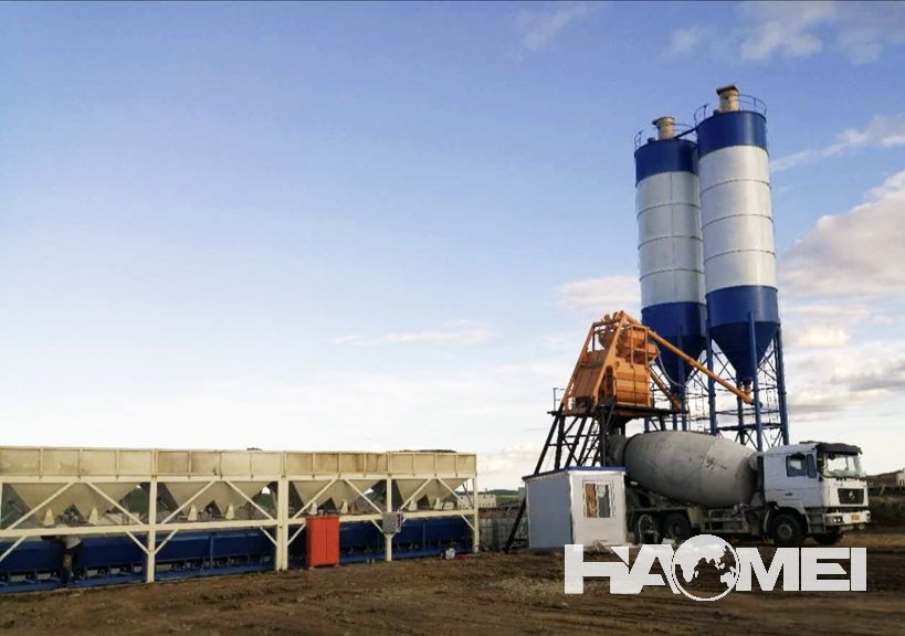 concrete mixing station