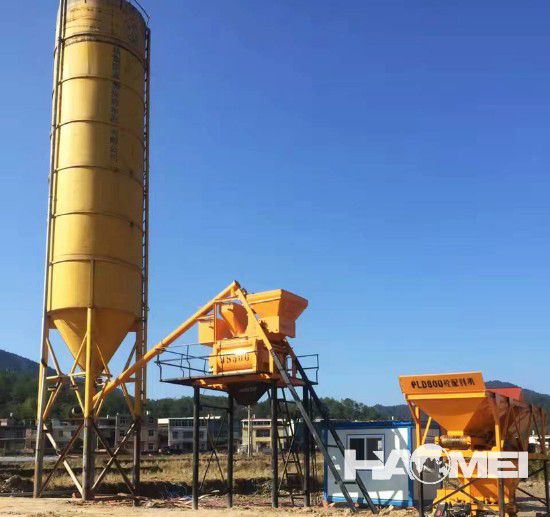 concrete mixing station
