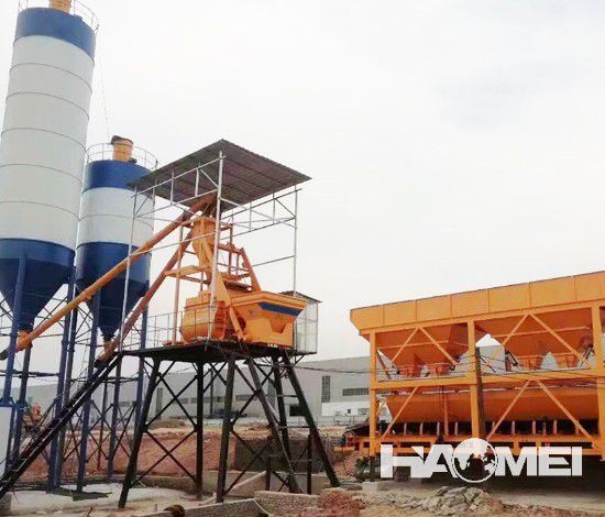 concrete mixing station