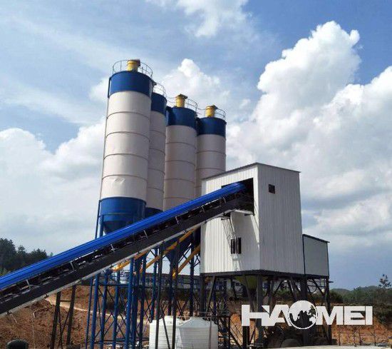 concrete mixing station