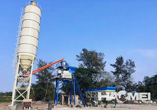 concrete mixing station