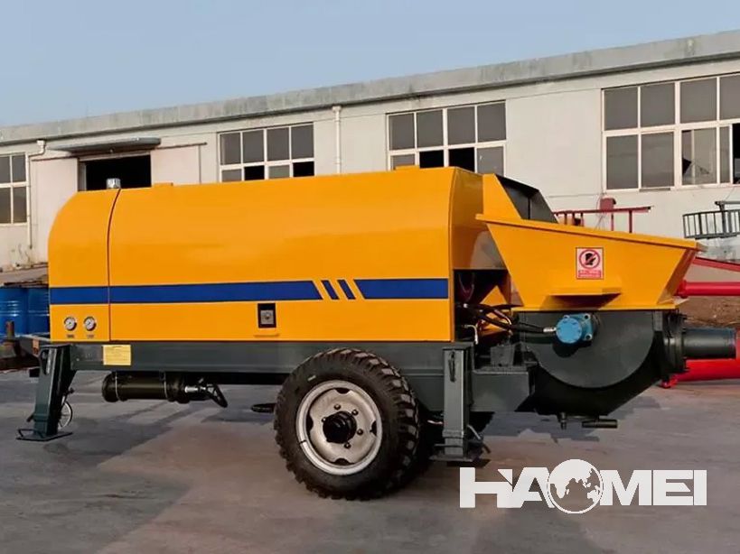 trailer concrete pump