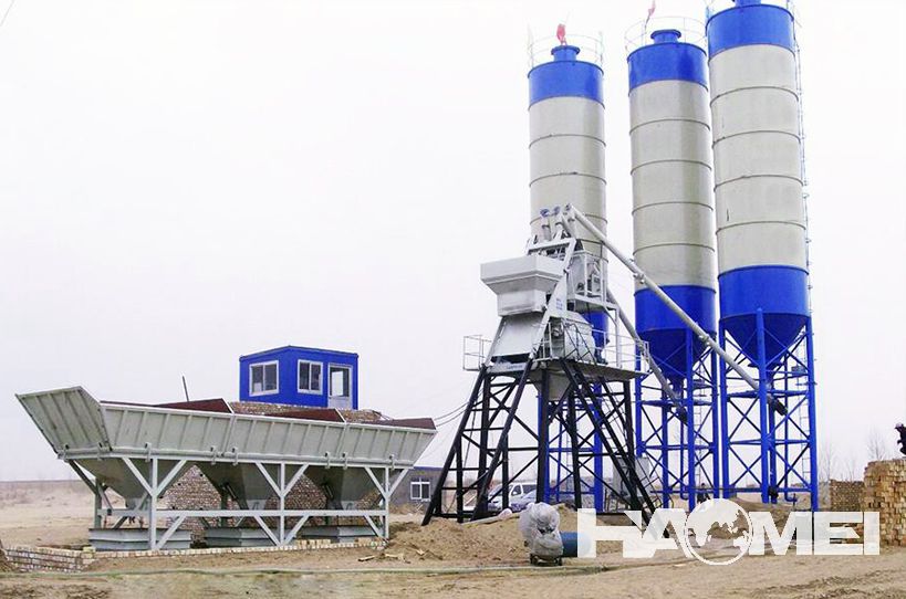 Concrete mixing plant