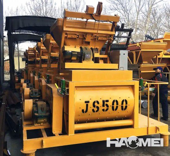 New concrete mixer