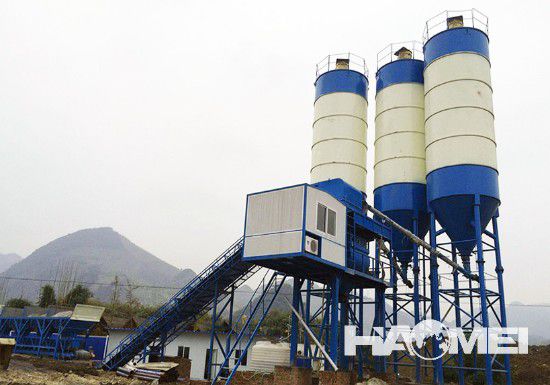 concrete mixing station