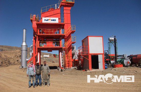 Saudi asphalt mixing plant