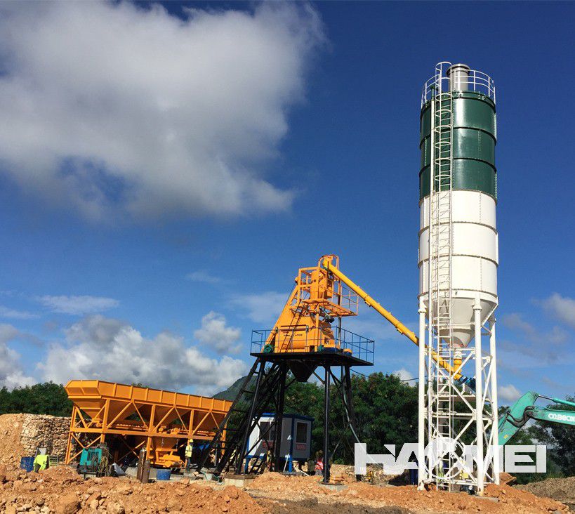 concrete mixing station