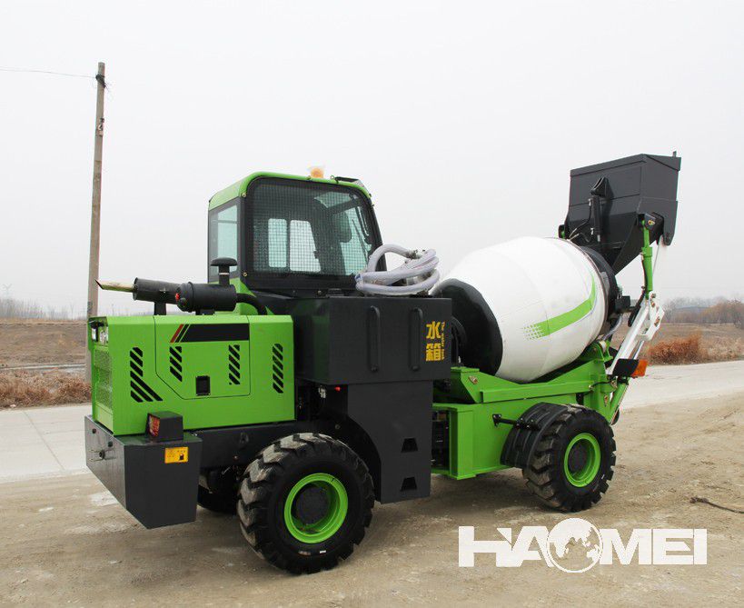 Self-loading Concrete Mixer