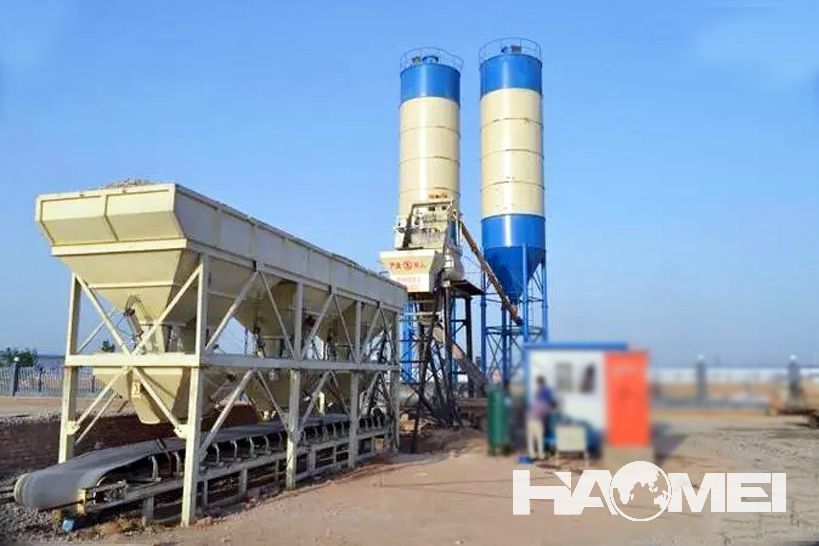 commercial concrete mixing station