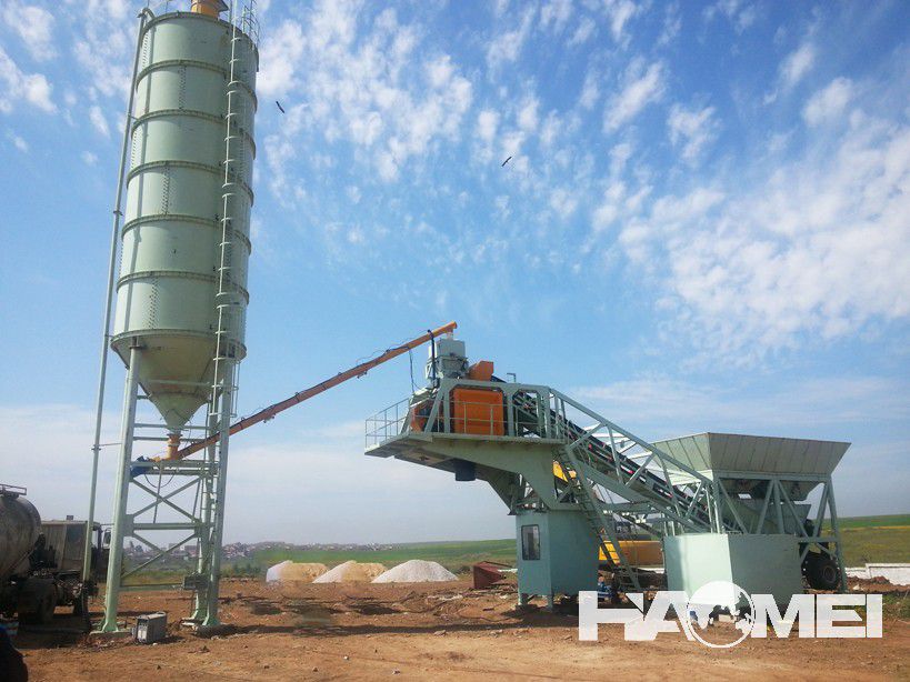 integrated mobile batching plant