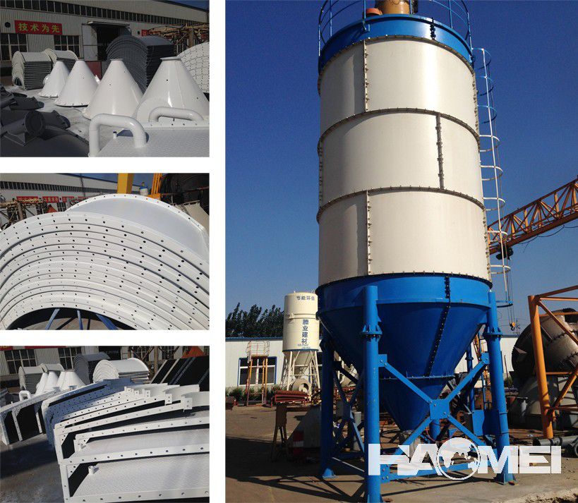 Sheet cement silo