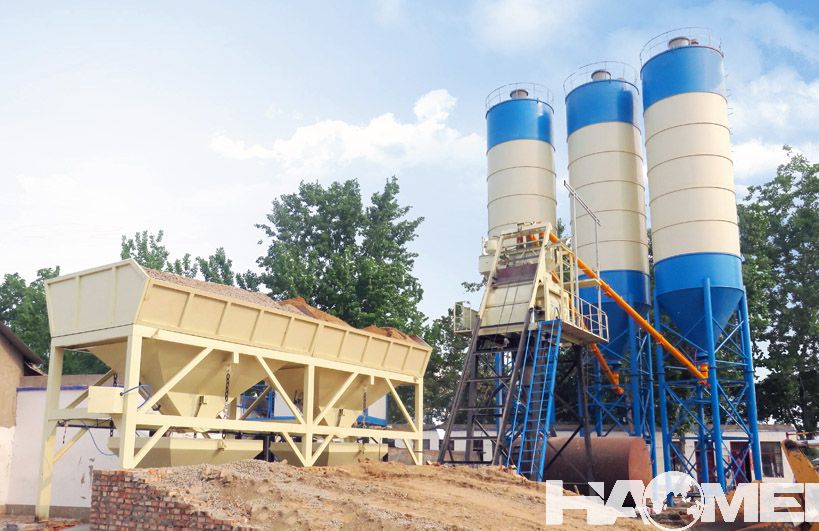 HZS50 concrete mixing plants