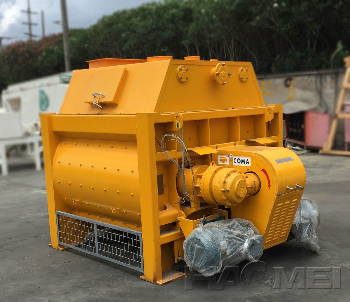 Sicoma twin shaft concrete mixer