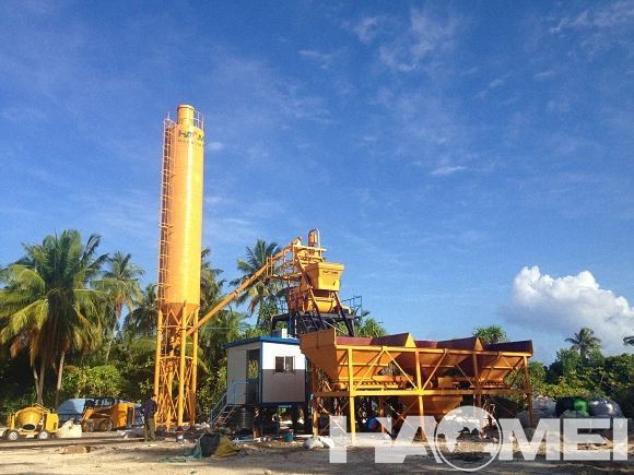 HZS35 Stationary Concrete Batching Plant