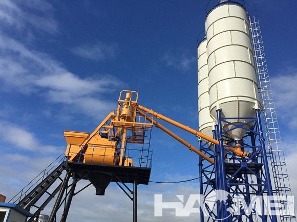 HZS75 Stationary Concrete Batching Plant