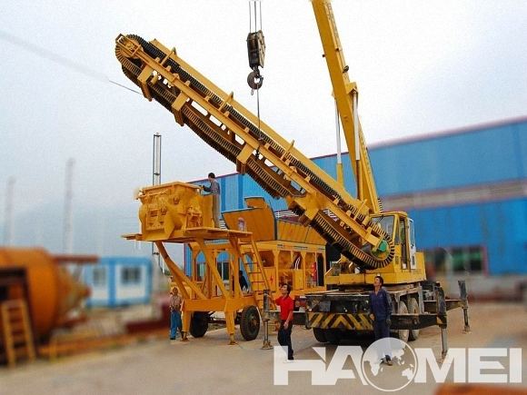 YHZS35 Mobile Concrete Batching Plant