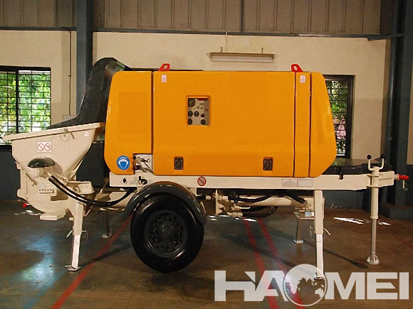 HBT80S1813-145R Trailer Concrete Pump