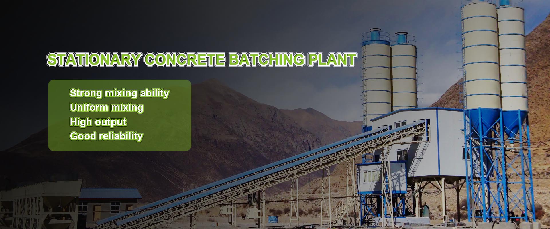 Stationary Concrete Batching Plant