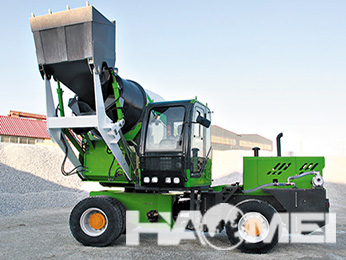 Features of self-loading concrete mixer