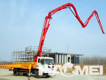 Precautions for concrete pump truck