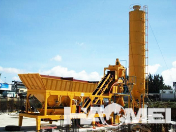 HZS25 concrete mixing plant configuration
