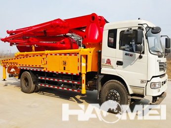 What are the commonly used models of concrete pump trucks
