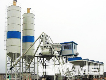 Semi-automatic batching plant