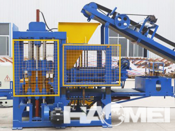 Small block brick machine