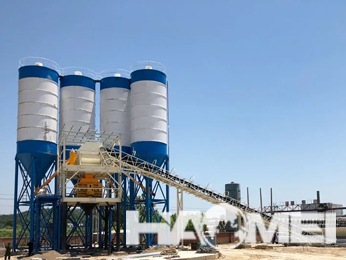How much is the price of HZS240 concrete mixing plant equipment