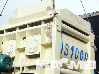 Twin Shaft Concrete Mixer For Sale