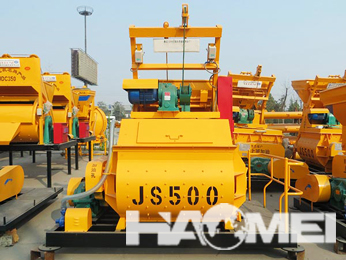 How much is a construction site concrete mixer