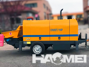 Electric concrete pump