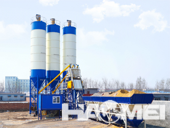 Customized concrete mixing station