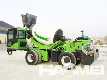 concrete mixer with pump
