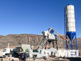 Concrete mixing station investment cost