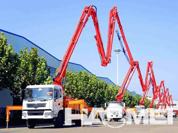 Concrete pump truck with arm length 45m