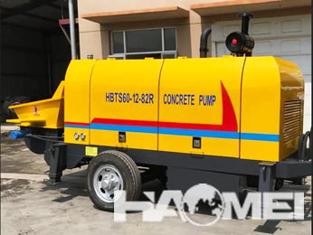 Concrete drag pump operating principle