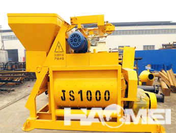 Hot selling JS1000 concrete mixer