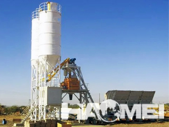 HZS120 highway concrete mixing station