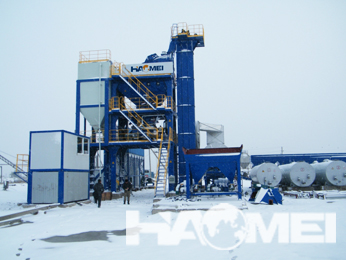 Asphalt mixing plant has many uses