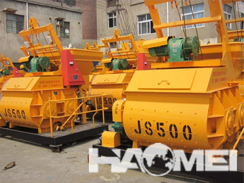 Fully automatic concrete mixer