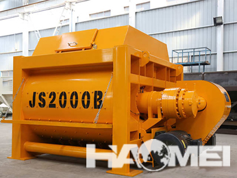 What materials are used in concrete mixers