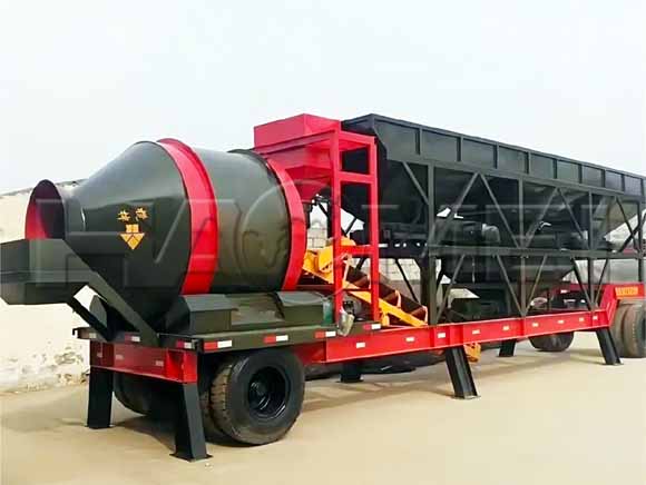 YHZM25 Mobile Concrete Mixing Station