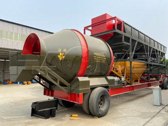 YHZM drum mobile mixing station model