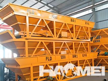 PL1200 / 1600 / 2400 / 3200 three-bucket concrete batching machine