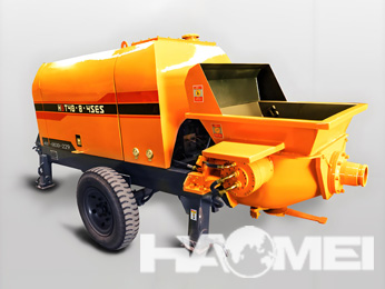 HBT series trailer concrete pumps are widely used
